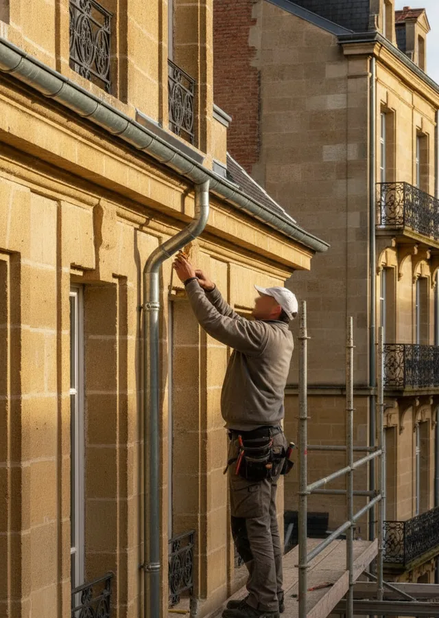 Couvreur installant une toiture en Gironde